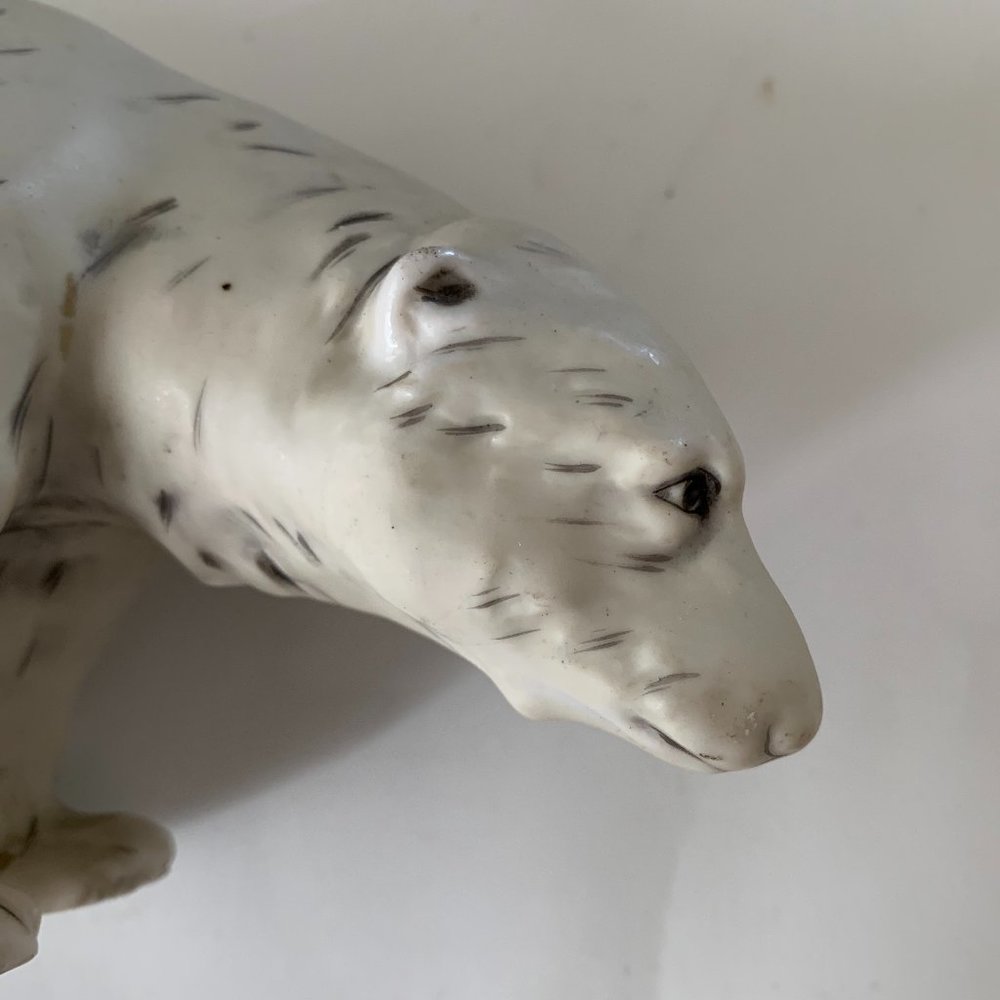 VINTAGE CERAMIC Polar Bear Figurine - Picture 7 of 8
